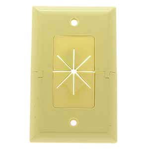 ACCL Split Plate w/Flexible Opening Ivory, 1 Pack