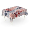 thumbnail image 1 of JSDART Blue Flower Gentle Romantic Pink Botanical Pattern Branch Bright Tablecloth Table Desk Cover Home Party Decor 60x84 inch, 1 of 1