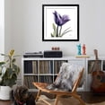 thumbnail image 4 of Art.com Purple Tulip Portrait Art Print by Albert Koetsier, Black Frame Wall Art, 38" x 38", 4 of 4