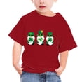 thumbnail image 4 of Edvintorg St. Patrick's Day T-Shirts for Children Kids Boys Girls Summer Tshirt Fashion Cute Round Neck Printed Short Sleeve Casual Tops for Teeanger 3-14Years, 4 of 4
