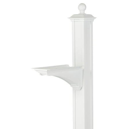 Whitehall Deluxe Mailbox Post - Whitehall Products Balmoral Mailbox Post with Ball Finial
