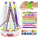 thumbnail image 1 of Kit para hacer pulseras de la amistad, regalos de 7, 8, 9, 10, 11 y 12 años, regalos de cumpleaños, manualidades para niñas de 8 a 12 años, kits para hacer pulseras para niñas, juguetes para niñas de, 1 of 4