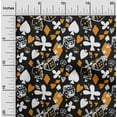 thumbnail image 2 of oneOone Velvet Orange Fabric Poker Card Fabric For Sewing Printed Craft Fabric By The Yard 58 Inch Wide, 2 of 4