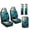 Dolphin Coral, variant on Xoenoiee Dolphin Coral Pattern Car Accessories Set of 5, PU Leather Car Seats Cover Protector, Seatbelt Cover, Auto Armrest Cover Protector for Most Vehicle, SUV, Truck