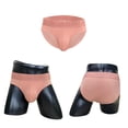 thumbnail image 2 of Men's Boxer Briefs Hairy Underwear Men Deliver Tomorrow Mens Size Small Briefs Mens Comfort Pouch Underwear Men for D under Shorts for Windbreaker Brief All Fashionable And Pink XL, 2 of 4