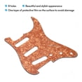 thumbnail image 3 of ST Guitar 3-Ply PVC Pickguard Set with 8-Hole Design, Aluminum Foil Shield & Installation Screws - Classic Style Backplate Included, Brown Pearl Finish, Anti-Scratch Protection for Clearer Brighter, 3 of 7