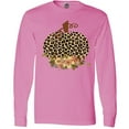 thumbnail image 3 of Inktastic Cheetah Print Pumpkin Long Sleeve T-Shirt, 3 of 5