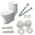thumbnail image 1 of MYG Toilette Bidet Ancre Boulons Ensemble Pan Fixer à Plancher Kit Réparation Fixations Raccord Vis, 1 of 10