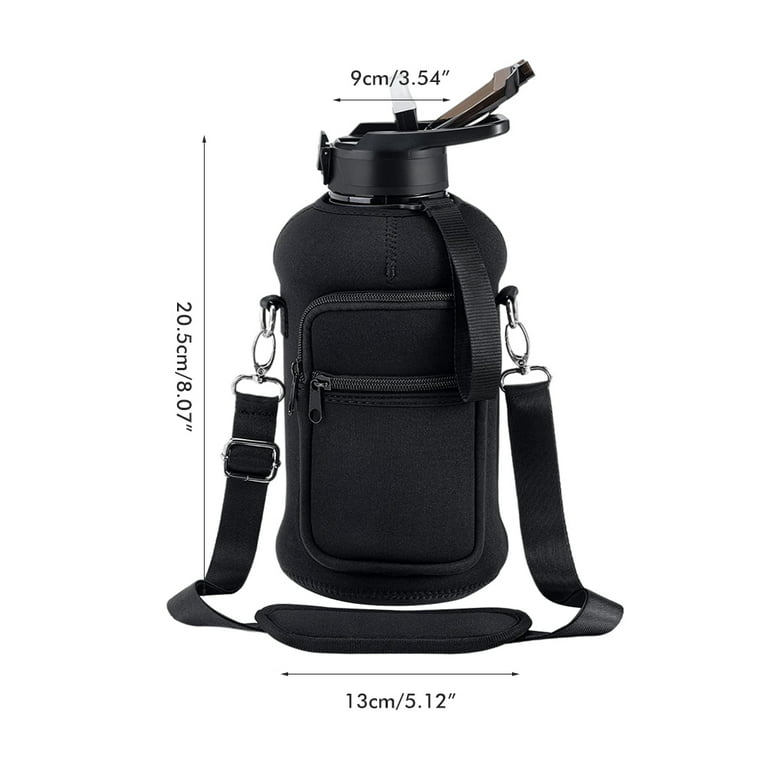  Nuovoware Water Bottle Carrier Bag Fits Stanley Flip Straw  Tumbler, 30OZ Bottle Pouch Holder with Adjustable Shoulder Strap, Neoprene Water  Bottle Holder for Hiking Travelling Camping, Black : Sports & Outdoors
