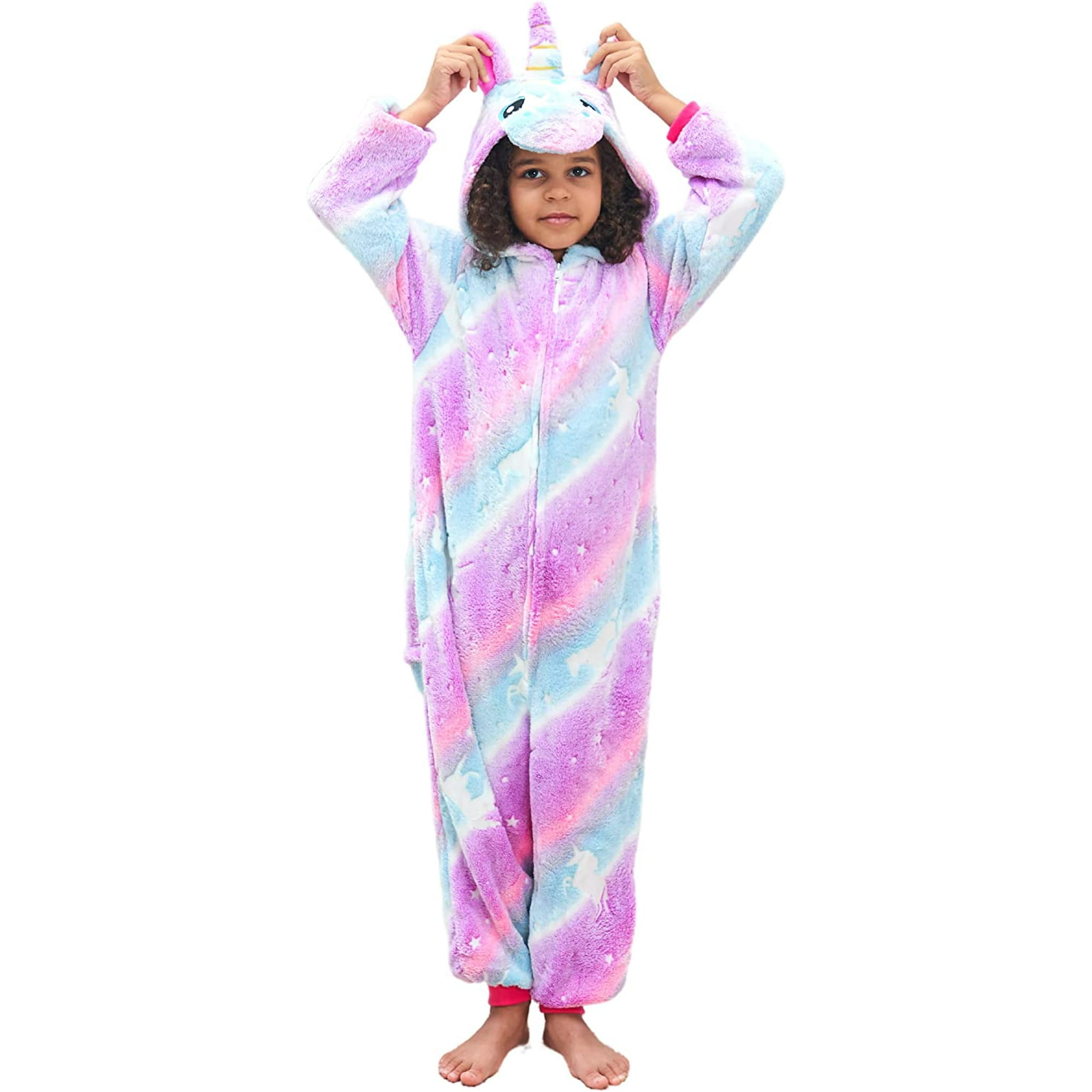 HovoX Kids Unicorn Pajamas Onesie Matching Doll Girls Walmart