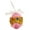 Pink, variant on 6CM Easter Plastic Hanging Egg - Mosaic-Style Sequin Decor Egg, DIY Holiday Ornament for Wreaths & Trees