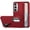 Black +Red, variant on For Samsung s26 PEAK 3in1 Toughest Hybrid with Stand Cover Case - Black/Red