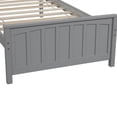 thumbnail image 6 of Gzxs Bed Frame Twin size with Headboard, Footboard, Wood Slat Support, No Box Spring Needed, Gray, 6 of 9