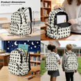 thumbnail image 3 of Xoenoiee Dog Paw Plaid Print Kids Backpack with Lunch Box Set Elementary/Middle School Bag Bookbag Lunch Bag Pencil Case 3Pcs Kindergarten Schoolbag Lightweight Daypack for Teen Girls, 3 of 6