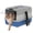 Blue-Plastic, variant on Stainless Steel Litter Box with Lid,Front Entry Top Exit Kitty LitterBox,Extra Large Enclosed Metal Cat Box with Litter Scoop & Litter Mat-Light Gray
