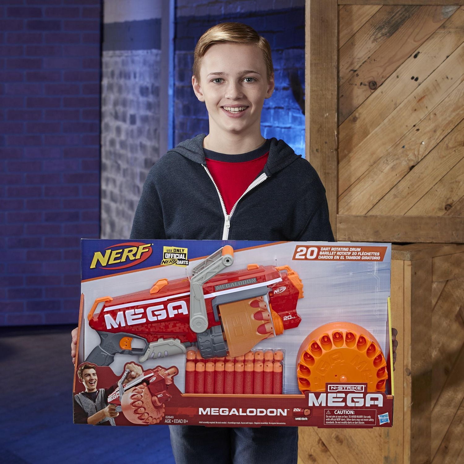 Megalodon Nerf N-Strike Mega Toy Blaster with 20 Official Nerf