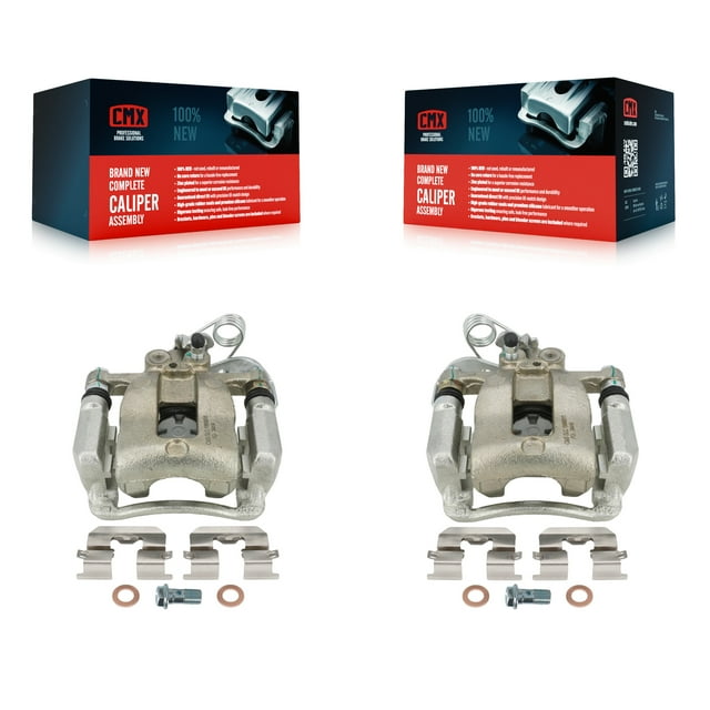 CMX Rear Disc Brake Caliper Assembly Left Right Side (Driver Passenger) Kit for Car Kia Rio KBC-100332