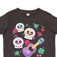 thumbnail image 4 of Inktastic Day of the Dead Owl Sugar Skulls and Guitar Boys or Girls Toddler T-Shirt, 4 of 5