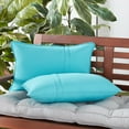 thumbnail image 2 of Sunbrella 21 x 14 in. Rectangle Outdoor Throw Pillow (2-Pack) - Canvas Aruba, 2 of 6