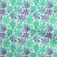 thumbnail image 1 of oneOone Polyester Spandex Sea Green Fabric Tropical Watercolor Leaf Sewing Fabric By The Yard Printed Diy Clothing Sewing Supplies 56 Inch Wide, 1 of 4