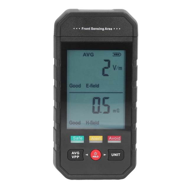 Probador de radiación electromagnética - Detector de EMF LCD digital Detector de radiación de campo electromagnético para inspecciones de EMF en el hogar Oficina Caza de fantasmas al aire libre