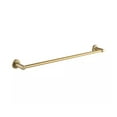 thumbnail image 2 of KOHLER Cursiva 24 in. Towel Bar in Vibrant Brushed Moderne Brass, 2 of 5