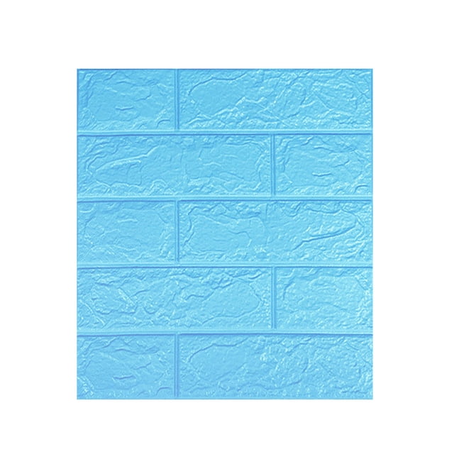 Precio sorpresa!5 Piezas De Paneles De Pared 3D Despegar Y Pegar, Ladrillo Imprimible Papel Tapiz 3D Pegar Y Despegar Autoadhesivo Espuma Impermeable Paneles De Ladrillo Sintético Para Dormitorio, Ba