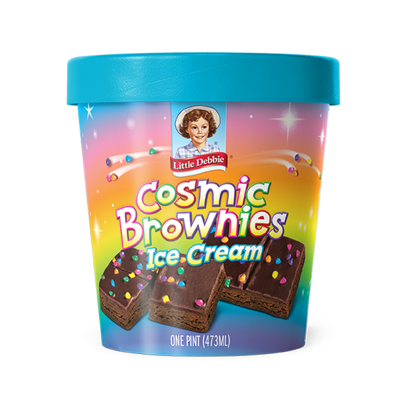 Little Debbie Cosmic Brownies Ice Cream, 16 fl oz, 1 Count