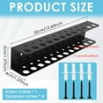thumbnail image 2 of Tysrjsv Screwdriver Organizer 14/23 Holes Wall Mounted Screwdriver and Pliers Holder Rustproof Iron Screwdriver Rack Space Saving Wall Screwdriver Stand for Screwdriver Pliers Garage Workshop, 2 of 10
