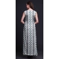 thumbnail image 4 of Bimba Robe de Plage Longue Sans Manches à Fente avant Imprimée Shibori Été Printemps pour Femmes - X-Grand, 4 of 5