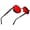 Red, variant on Outdoor Steampunk Sunglasses For Men, Round Gothic Shades Women, Fashion Cool Protective Eyewear