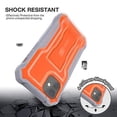 thumbnail image 6 of FITO For iPhone 12 Mini Case, Phone Case with Screen Protector and Kickstand (Orange), 6 of 7