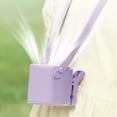 thumbnail image 4 of 2026 Car Air Conditioner Fan with LED Display, 360° Rotation 199 Speed Adjustable USB Rechargeable Personal Coolin Fan, Portable Mini System for Auto Vehicle Travel(Purple), 4 of 4
