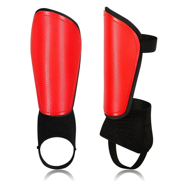 Protector de piernas de fútbol para adultos con protección de tobillo Tabla de piernas de panal para niños Protector de piernas Protector de rodilla deportivo
