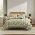 thumbnail image 3 of Virtu King Comforter Set, Biomorphic Design King Size Comforter Set, 7-Pc All Season Bedding Comforter Set, Cream, 3 of 8