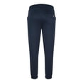 thumbnail image 6 of PNTUTB Men's Casual Solid Color Fleece Warm Elastic Waist Drawstring Loose Comfort Cuff Leg Long Pants with Pockets, 6 of 6
