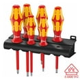 thumbnail image 1 of Juego de destornilladores aislados Wera con soporte (juego de 6 piezas), 1 of 1