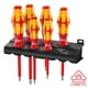 thumbnail image 1 of Juego de destornilladores aislados Wera con soporte (juego de 6 piezas), 1 of 1