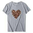 thumbnail image 5 of SOOMLON Valentine's Day Tops for Women Couple Valentines Gift Loose Short Sleeve Crew Neck T Shirts Cute Love Heart Print Blouses Trendy Valentines Outfits 2025 Gray L, 5 of 5