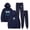 navy, variant on Jey Uso Yeet Merch Logo Hoodie Casual Set Pocket Drawstring Hoodie Men's and Women's Sportswear Strap Sweatpants
