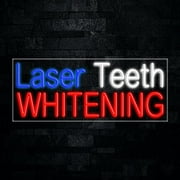 Laser Teeth Whitening LED Neon Sign 30"L x 12"H #31433