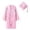 Pink, variant on Graduation Kindergarten Cap Gown Set with Tassel Shiny Zipper Unisex Graduation Gown with Pockets Graduation Outfit Kids Graduation Dress for Toddlers and Children 2-13 Years
