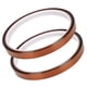 thumbnail image 1 of uds. Cinta adhesiva resistente a altas temperaturas de 33 m, película de poliimida, accesorio marrón amarillento de 8 mm, 1 of 12