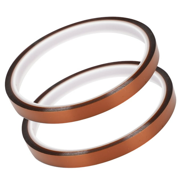 Cinta adhesiva de alta temperatura, 2PCS 33M Cinta adhesiva de alta temperatura Cinta de alta temperatura Máxima comodidad