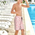 thumbnail image 6 of Cauagu Hearts Print Swim Trunks for Men,Youth Boys Swim Shorts Compression Liner Beach Shorts Boys' Swimming Shorts 7-20 Years Bathing Suit-Small, 6 of 7