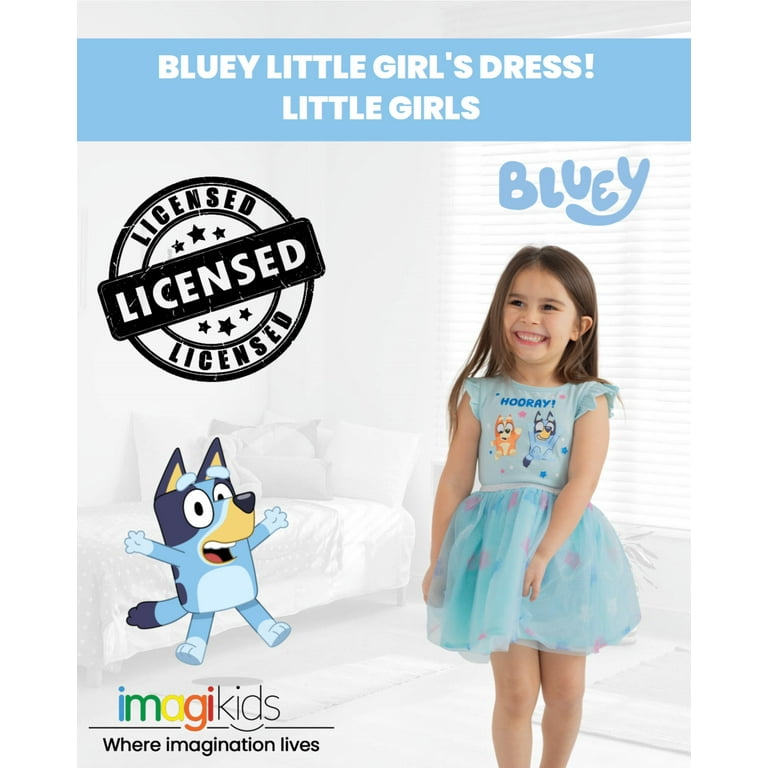 Bluey Bingo Toddler Girls Dress