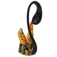thumbnail image 3 of GlassOfVenice Murano Glass Festooned Swan, 3 of 5