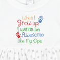 thumbnail image 4 of Inktastic Awesome Like My Opa Girls Baby Dress, 4 of 5
