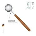 thumbnail image 2 of Cuchara dosificadora triangular de acero inoxidable para café y té, 2 of 3