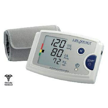 LifeSource Premium Blood Pressure Monitor with Pre-Formed Upper Arm Cuff